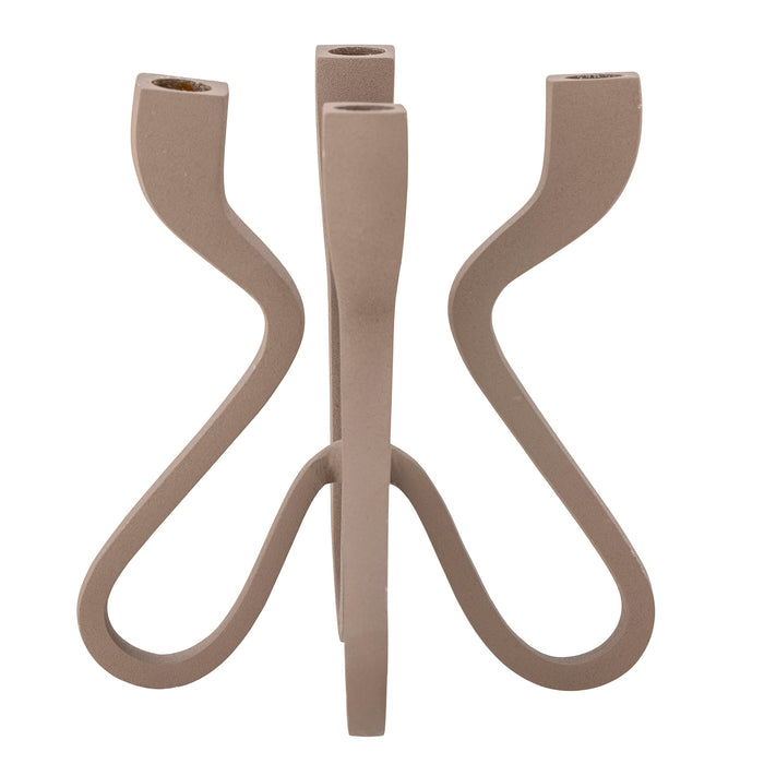 Bloomingville Kir Kandelaar - Bruin Aluminium