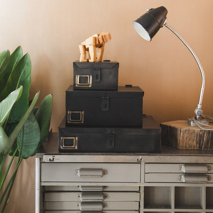 Brût Homeware, Opbergkist staal small-medium