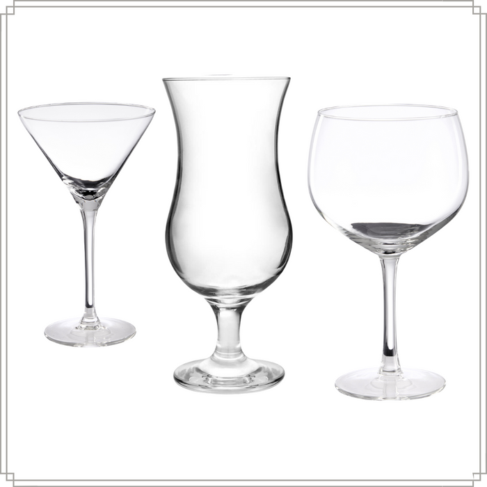 OTIX Cocktail Glazen Gin Martini Pina Colada Set van 12 TINI