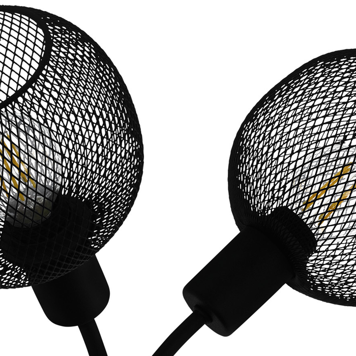 EGLO Wrington 1 Wandlamp - E14 - 38,5 cm - Zwart