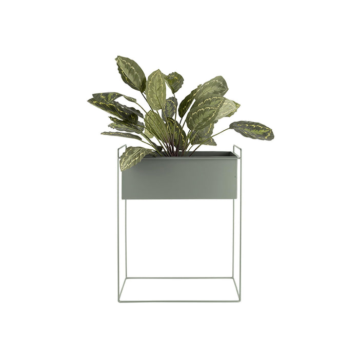 present time - Plant pot set Essence straight iron jungle green