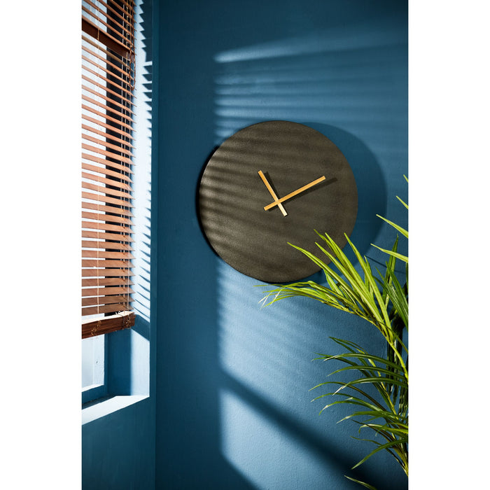 Light & Living Wandklok Licola - Zwart - Ø59cm