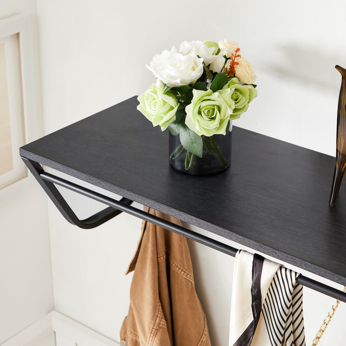 ACAZA Wandkapstok Zwart