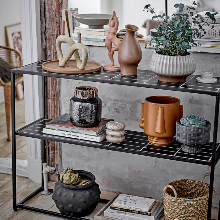 Bloomingville Madisson Kandelaar - Bruin Marmer