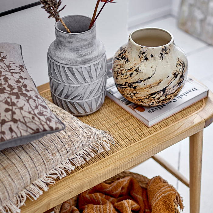 Bloomingville Febbie Sierkussen - Naturel Katoen