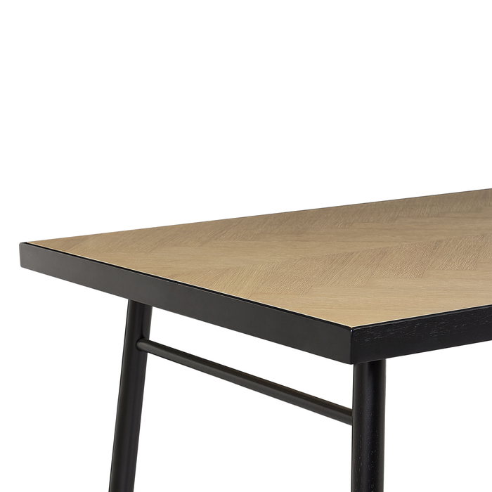 Beliani - IVORIE - Eettafel - Lichte houtkleur - 180 x 90 cm - MDF
