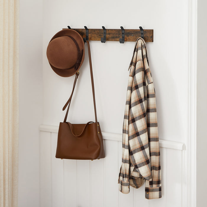 ACAZA Wandkapstok Vintage bruin