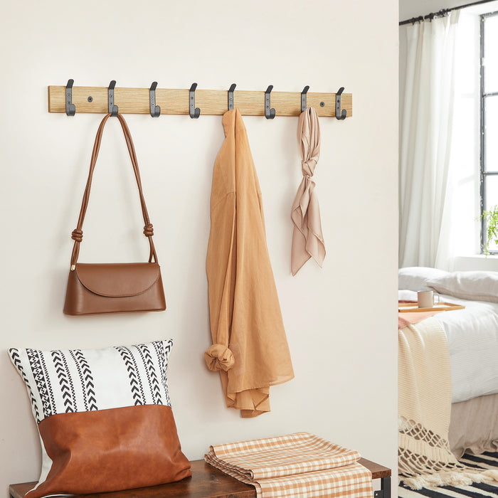 ACAZA Wandkapstok Lichte eik