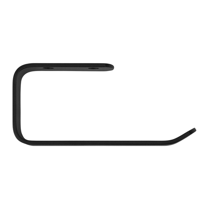 QUVIO Toiletrolhouder - Metaal - Zwart