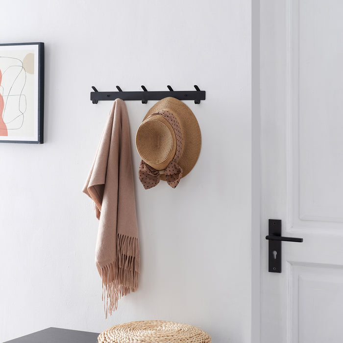 ACAZA Wandkapstok Zwart