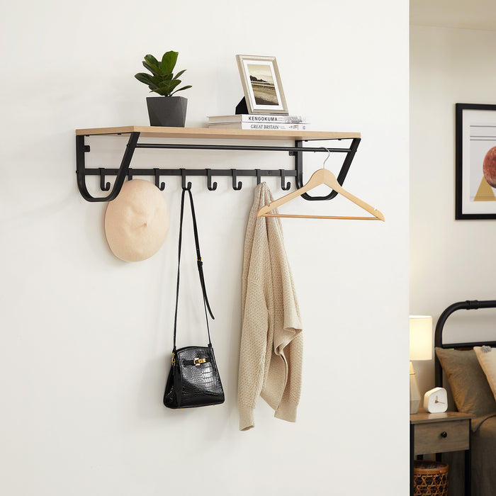 ACAZA Wandkapstok Lichte eik