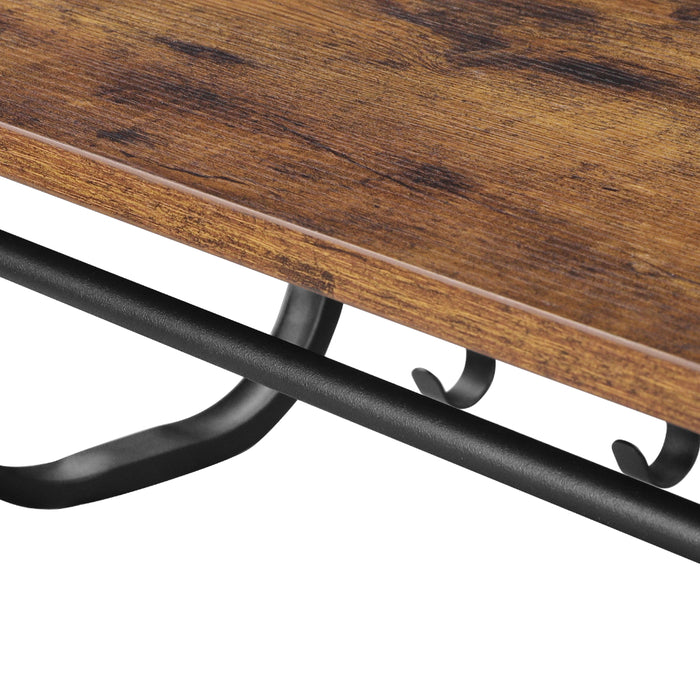 Kapstok voor de Muur of Wand - Rustiek Bruin - Vintage