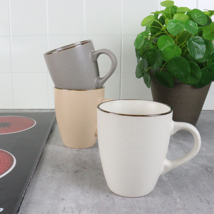 OTIX Theemokken Koffiekopjes met Oor Koffietassen Set van 6 Aardewe...