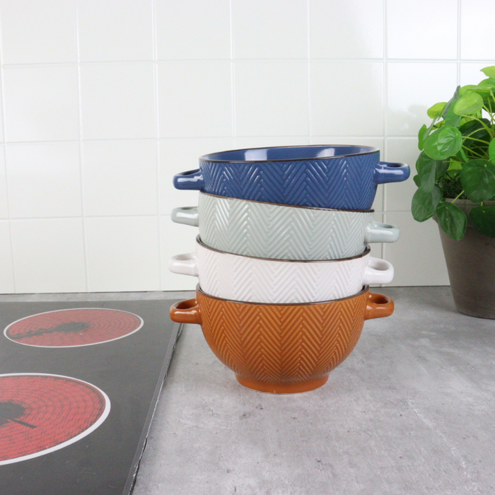 OTIX Soepkommen met Oor Set van 4 Soepbeker Verschillende kleuren S...