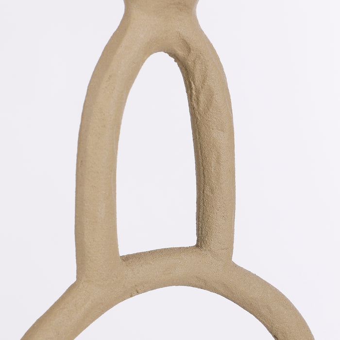 Mica Decorations Cedro Kandelaar - H26 x Ø14 cm - Beige