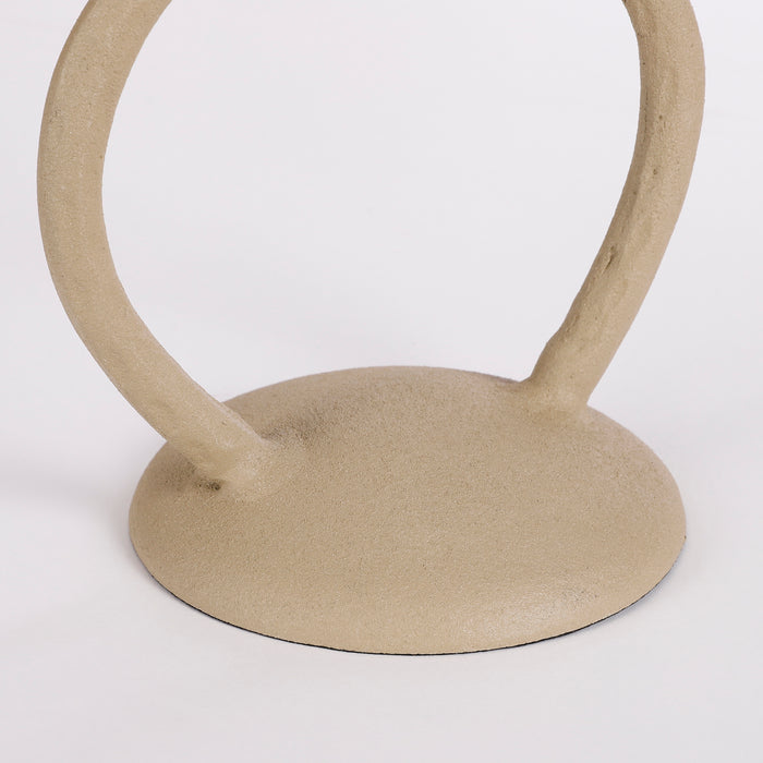 Mica Decorations Cedro Kandelaar - H26 x Ø14 cm - Beige