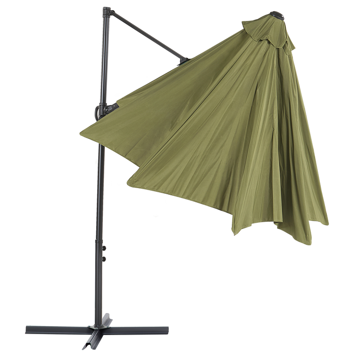 Beliani - SAVONA II - Zweefparasol - Groen - Polyester