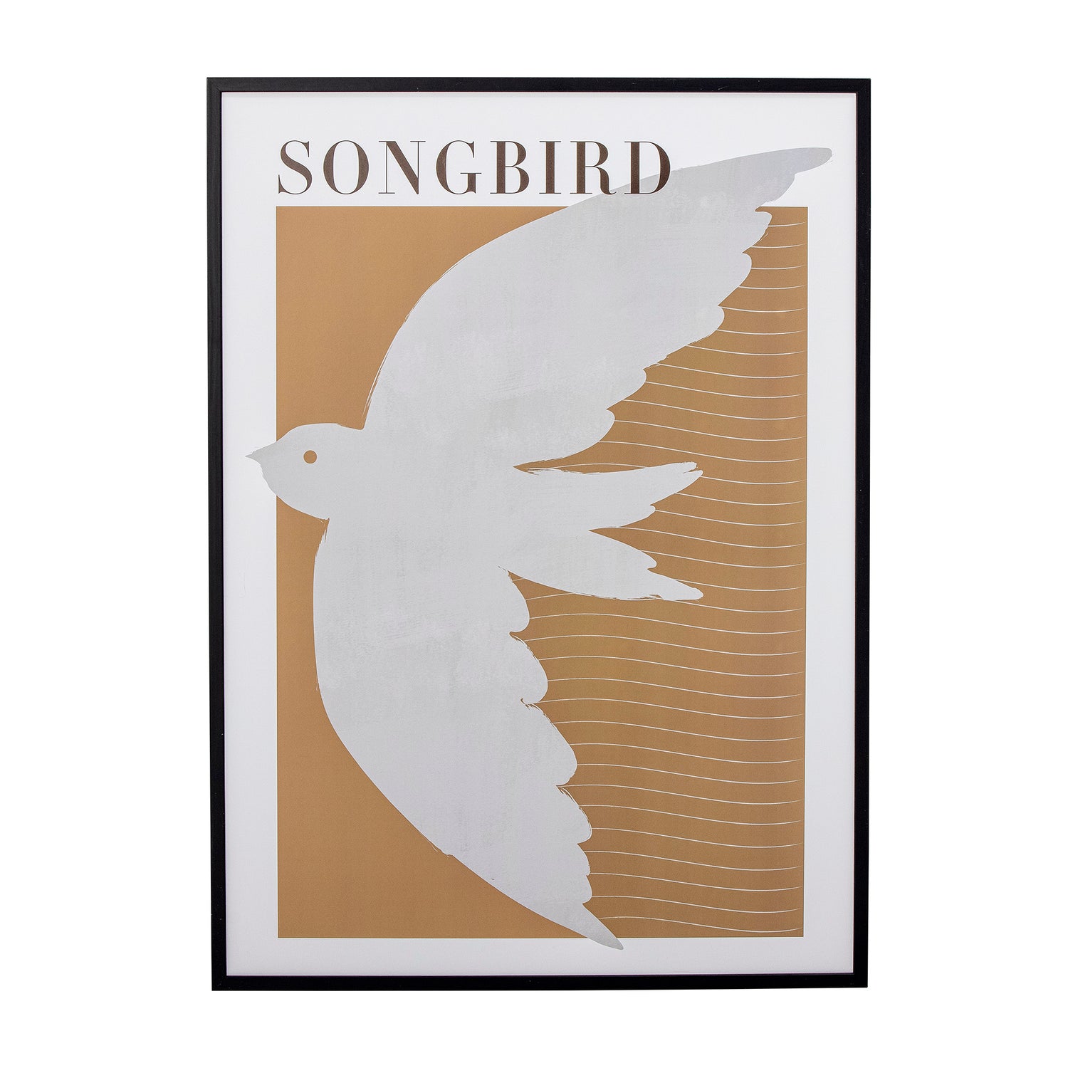 Bloomingville Messina Poster - Zwart grenen