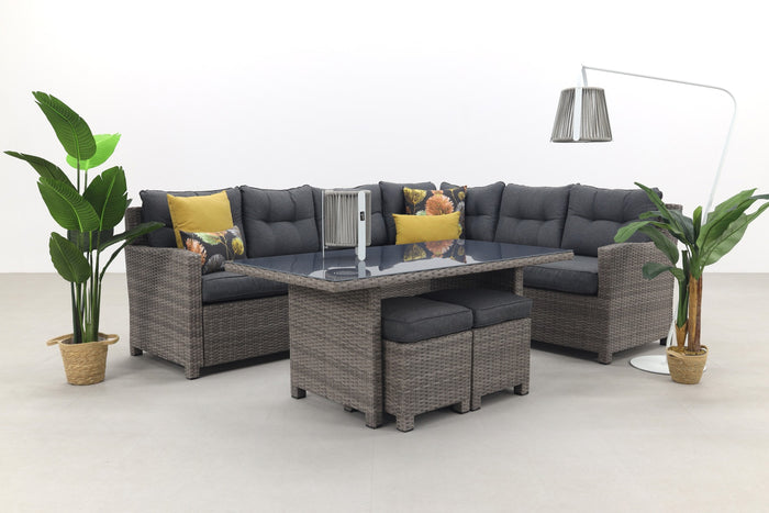 Garden Impressions Jaru lounge dining set R - extra luxe kussens