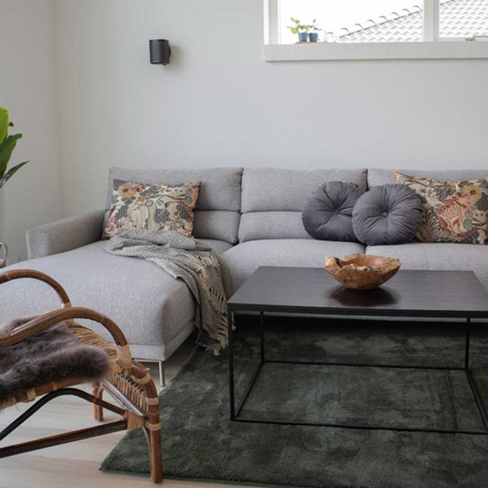 Artichok Hannah ronde sierkussen velvet grijs - Ø 45 cm