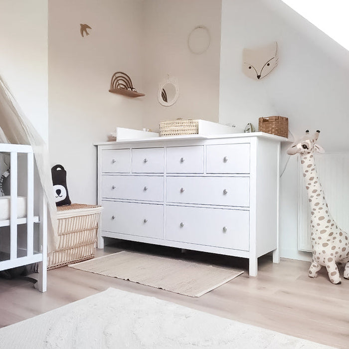 Houten wandlamp kinderkamer | Vos - blank