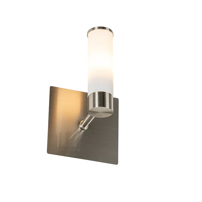 QAZQA Moderne badkamer wandlamp staal IP44 - Bath
