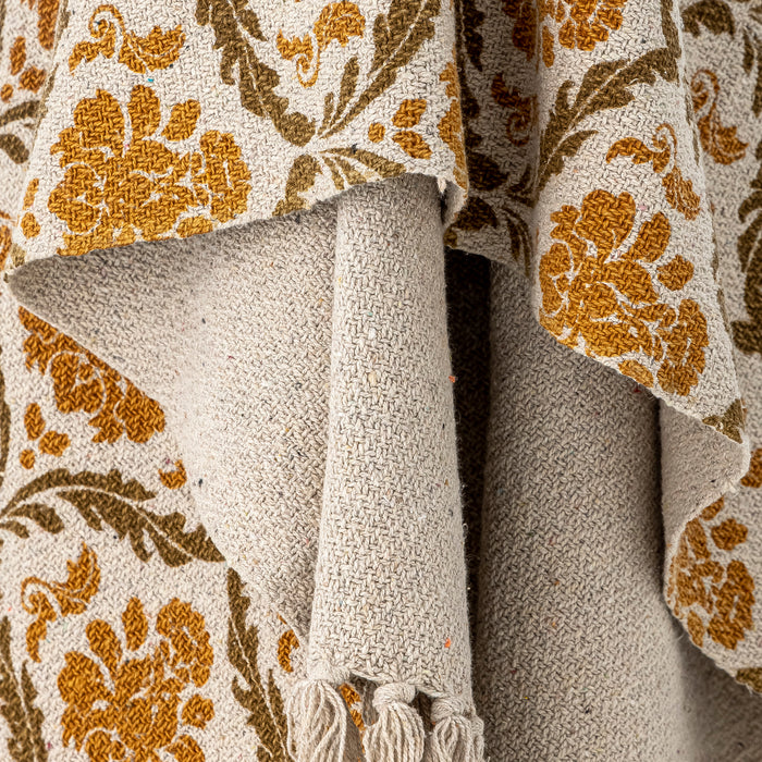 Bloomingville Hanny Plaid - Geel Recycled Katoen