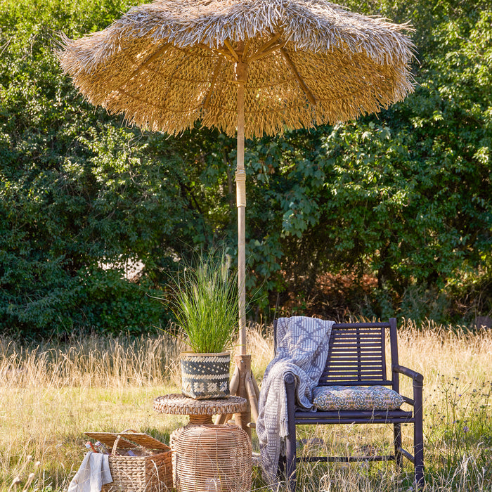 Bloomingville Kicki Plaid - Bruin Recycled Katoen