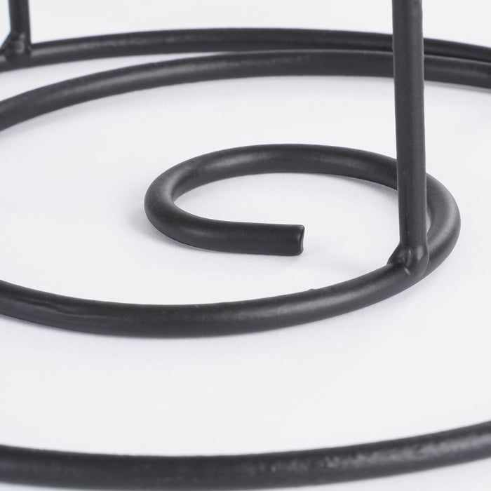 Mica Decorations Kandelaar - H40 x Ø20 cm - Zwart