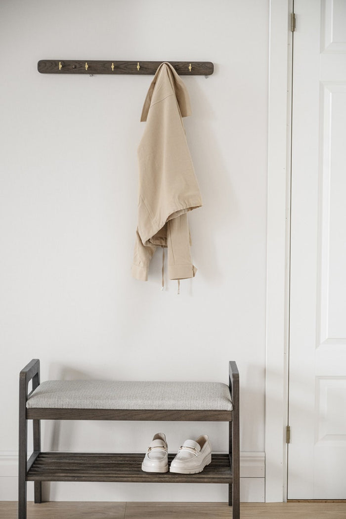 Rowico Home Inverness houten kapstok donker eiken - 65 x 5 cm