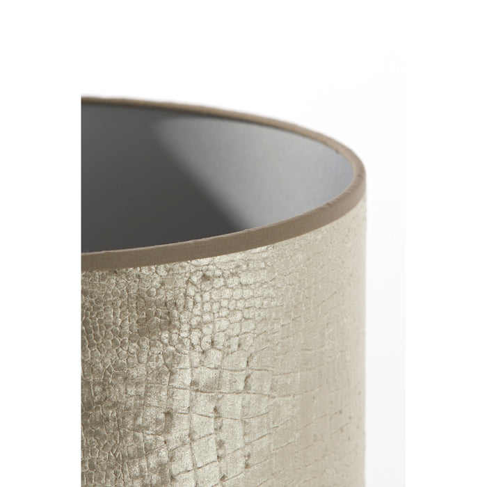 Light & Living Tafellamp Lutika|Chelsea - Zwart|Zilver - Ø30x67cm