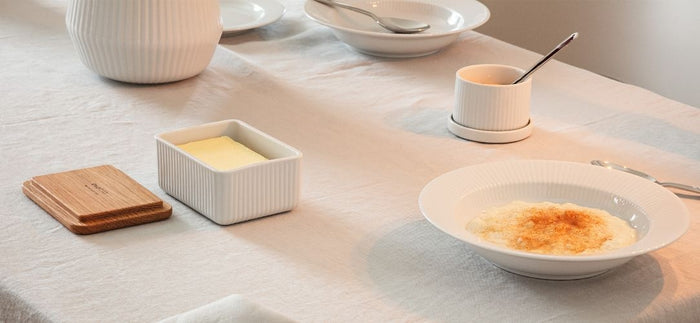 Botervloot met Eiken Deksel, Wit - Eva Trio| Legio Nova