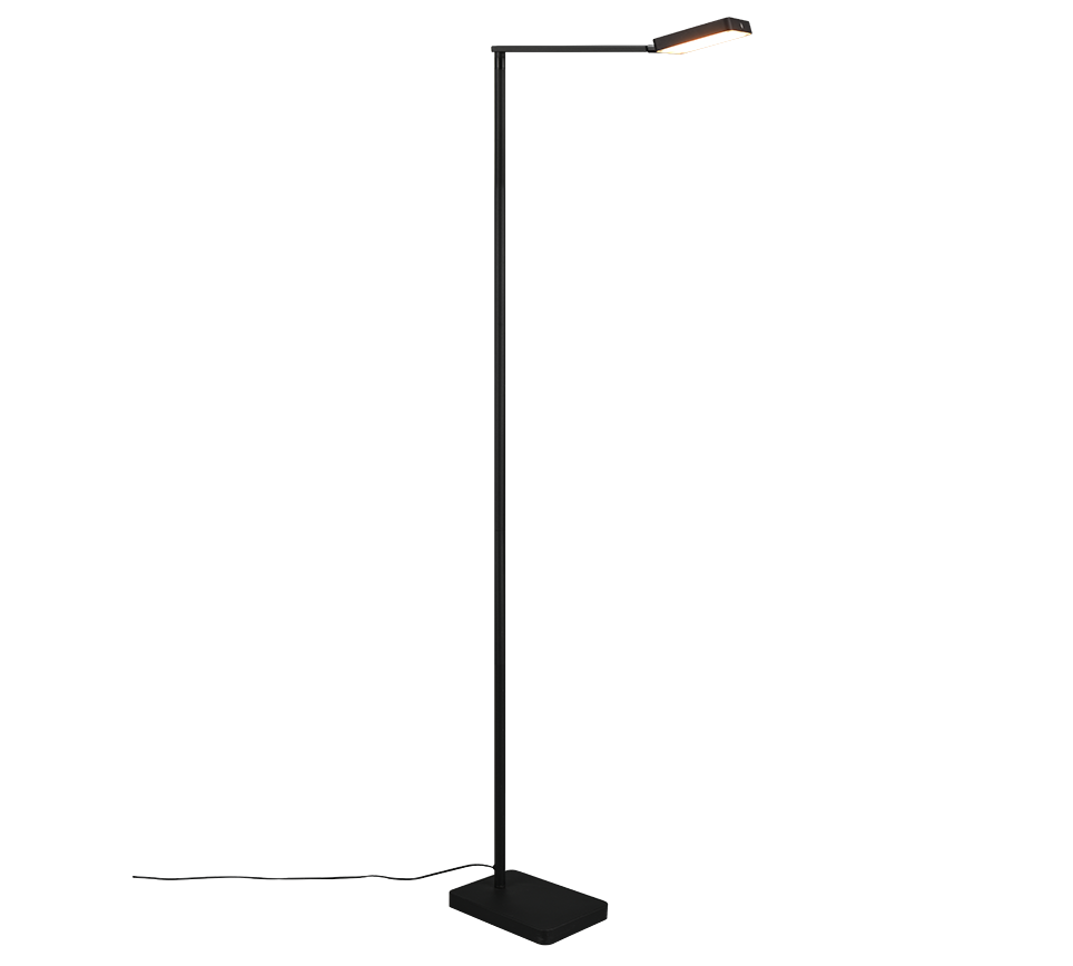 Trio Leuchten Pavia - Vloerlamp - Zwart