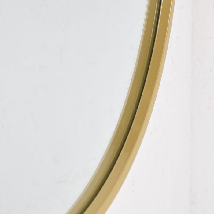 Fragix Iris Spiegel Ovaal - Goud - Metaal - 80x50