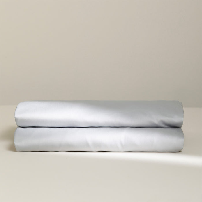 Damai Hoeslaken Bio Katoen Satijn 30cm Hoekhoogte - light grey