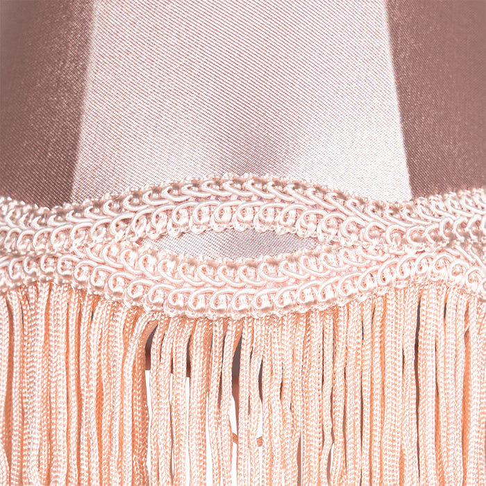 QAZQA Stoffen klemkap roze 12 cm - Granny