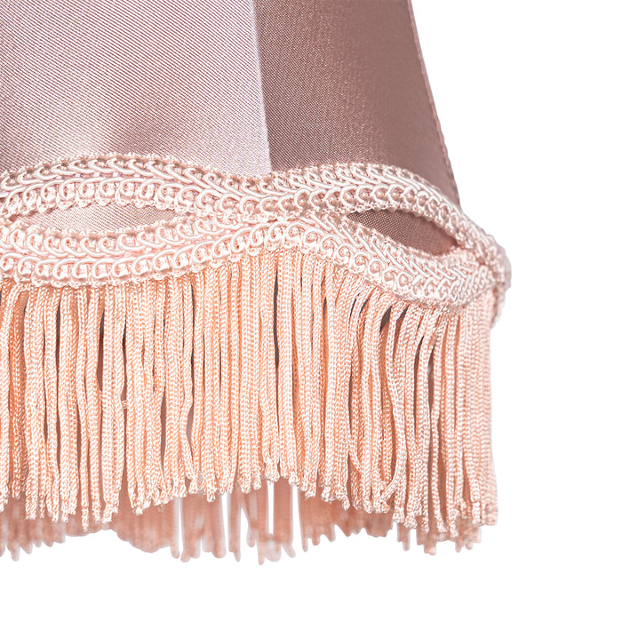 QAZQA Stoffen klemkap roze 12 cm - Granny