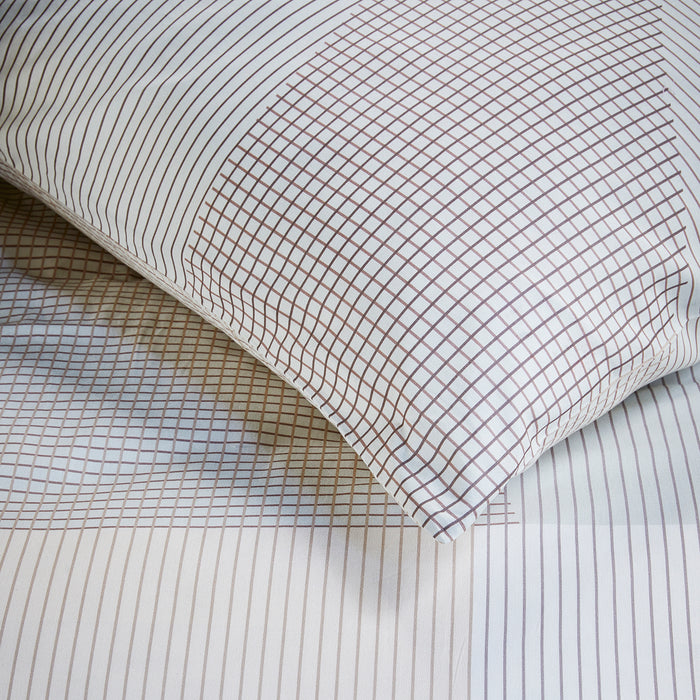 Damai dekbedovertrek Base - Katoen - 240x200|220 cm - Beige