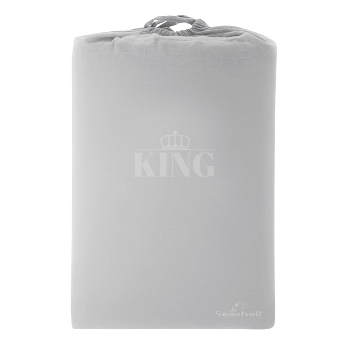 Kussensloop King 2 stuks - 300TC topkwaliteit - 2x 60x70cm - l.grijs