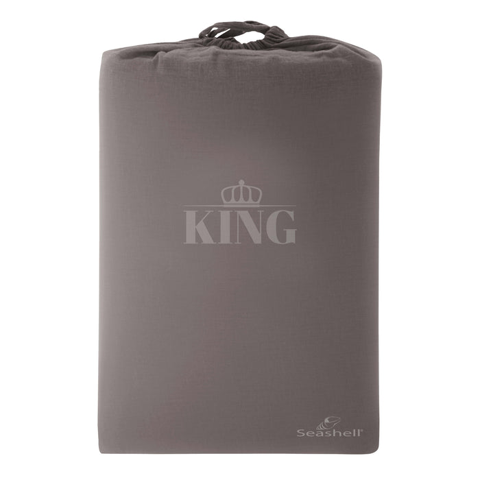 Kussensloop King 2 stuks - 300TC topkwaliteit - 2x 60x70cm - taupe