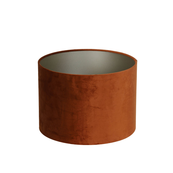 Light & Living Tafellamp Lutika|Velours - Zwart|Terra - Ø30x67cm