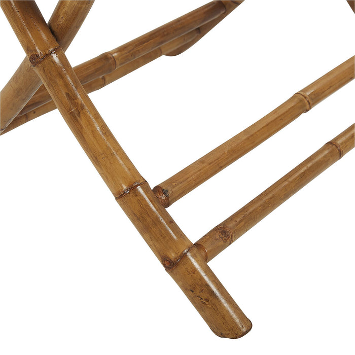 Beliani - MOLISE - Bistroset voor 2 - Lichte houtkleur - Bamboehout