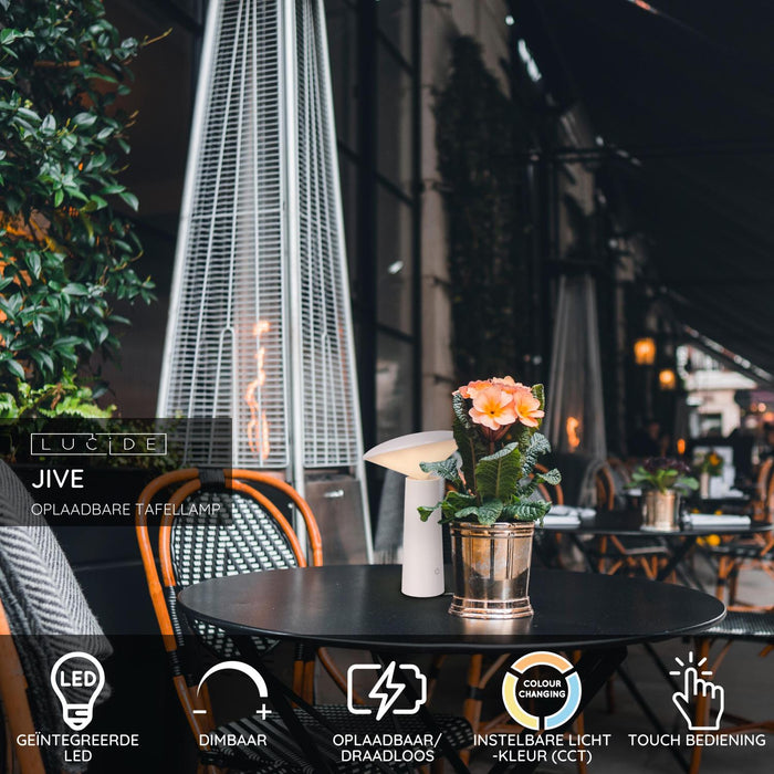 Lucide JIVE Tafellamp - Wit