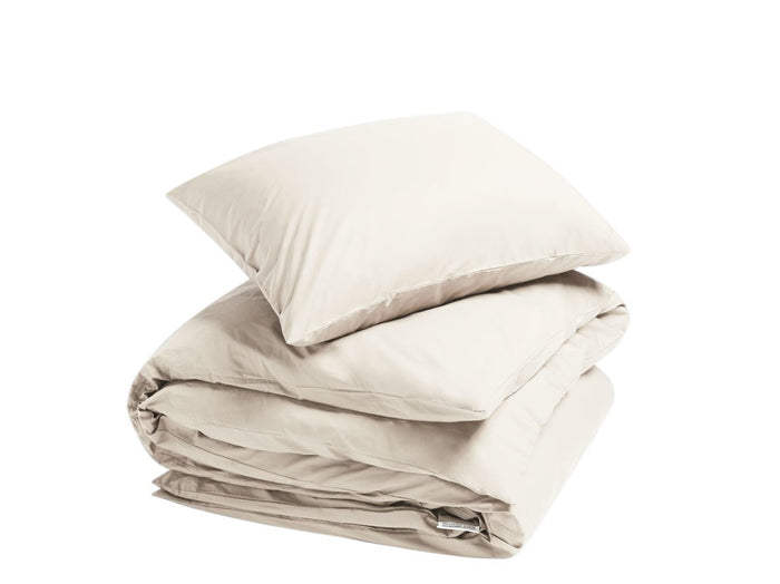 Yumeko overtrekset percal white sand 140x220 + 1|60x70