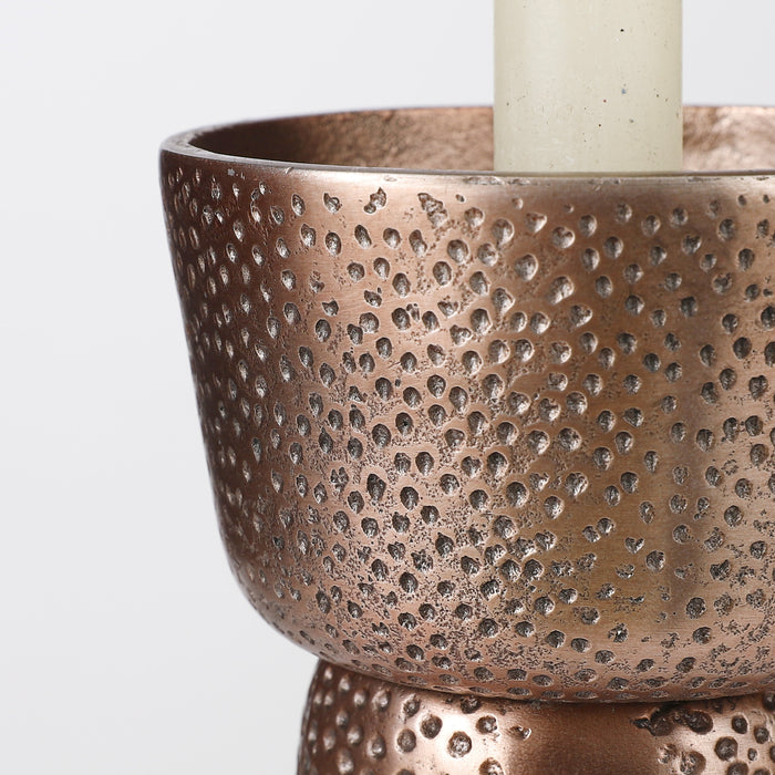 Casa Vivante Dakar Kandelaar H21,5 cm Antiek Koper