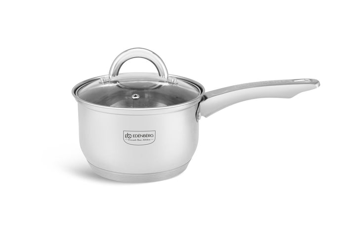 Edenberg Classic Line - Pannenset - RVS - 12 delig - Sandwichbodem