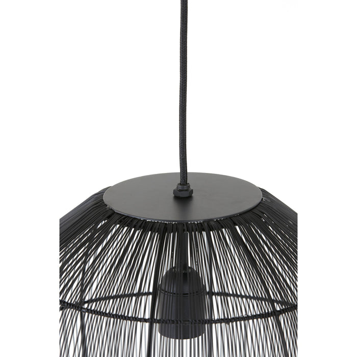 Light & Living Light&living Hanglamp Ø34x40 cm YUMI mat zwart