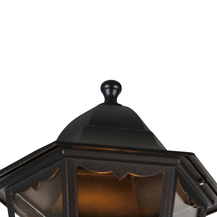 QAZQA Smart buitenlantaarn zwart 200 cm IP44 incl. Wifi ST64 - Havana