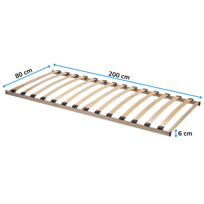 Flex Basic Lattenbodem - Bedbodem van 80x200cm - Beukenhout