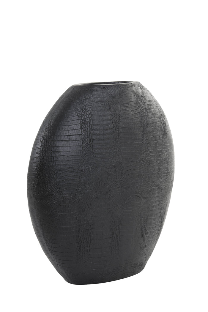 Light&living Vaas deco 50x15x50 cm SKELD zwart